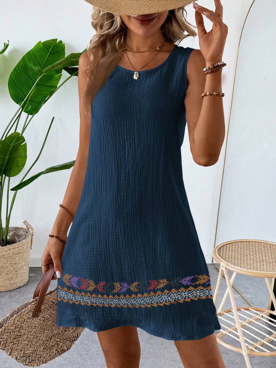 Vestido Serena Boho Natural