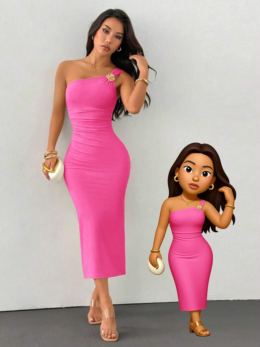 Vestido Nicole Golden Charm