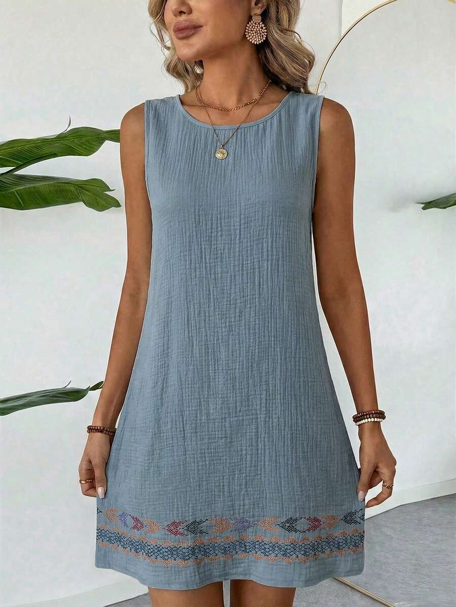 Vestido Serena Boho Natural