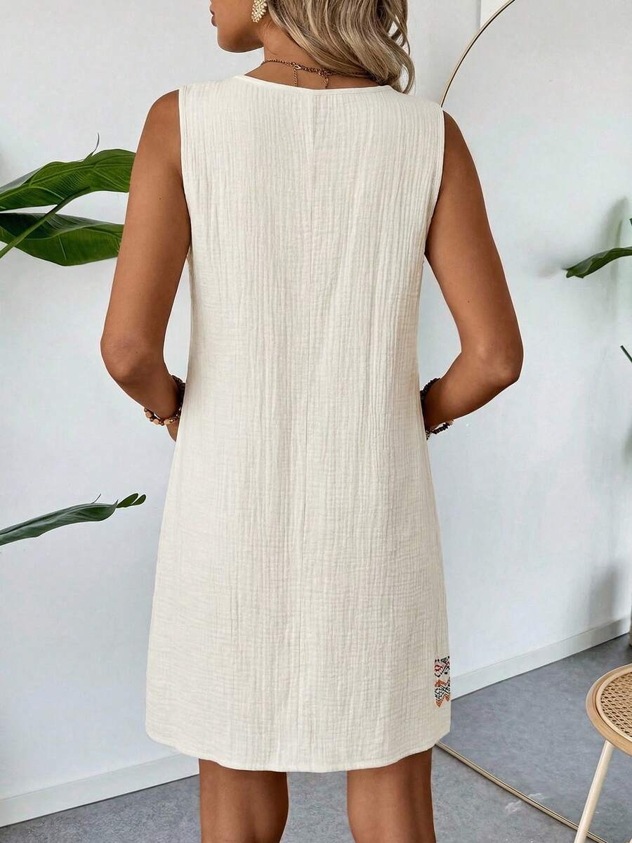 Vestido Serena Boho Natural