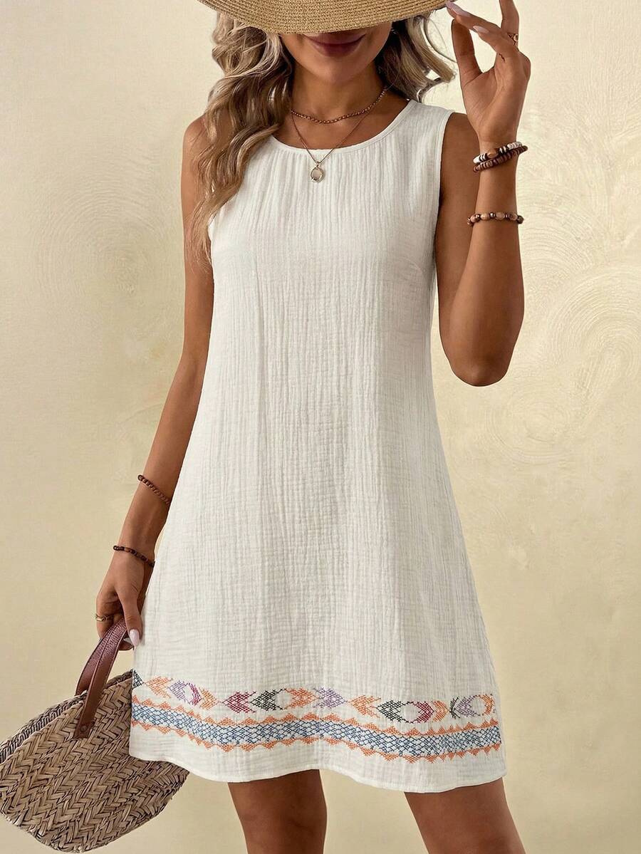 Vestido Serena Boho Natural