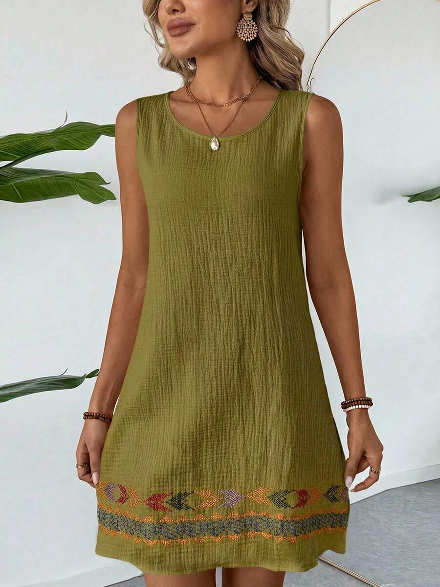 Vestido Serena Boho Natural