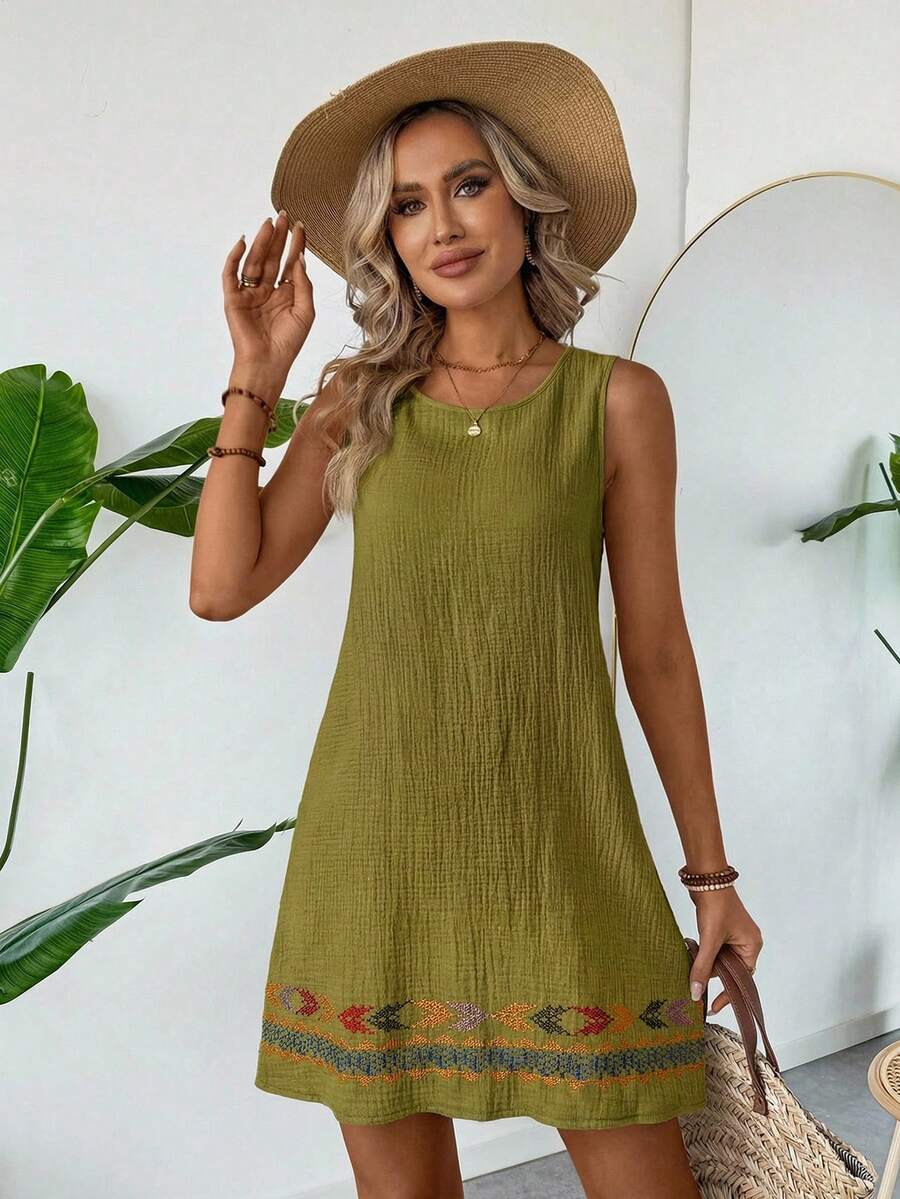 Vestido Serena Boho Natural
