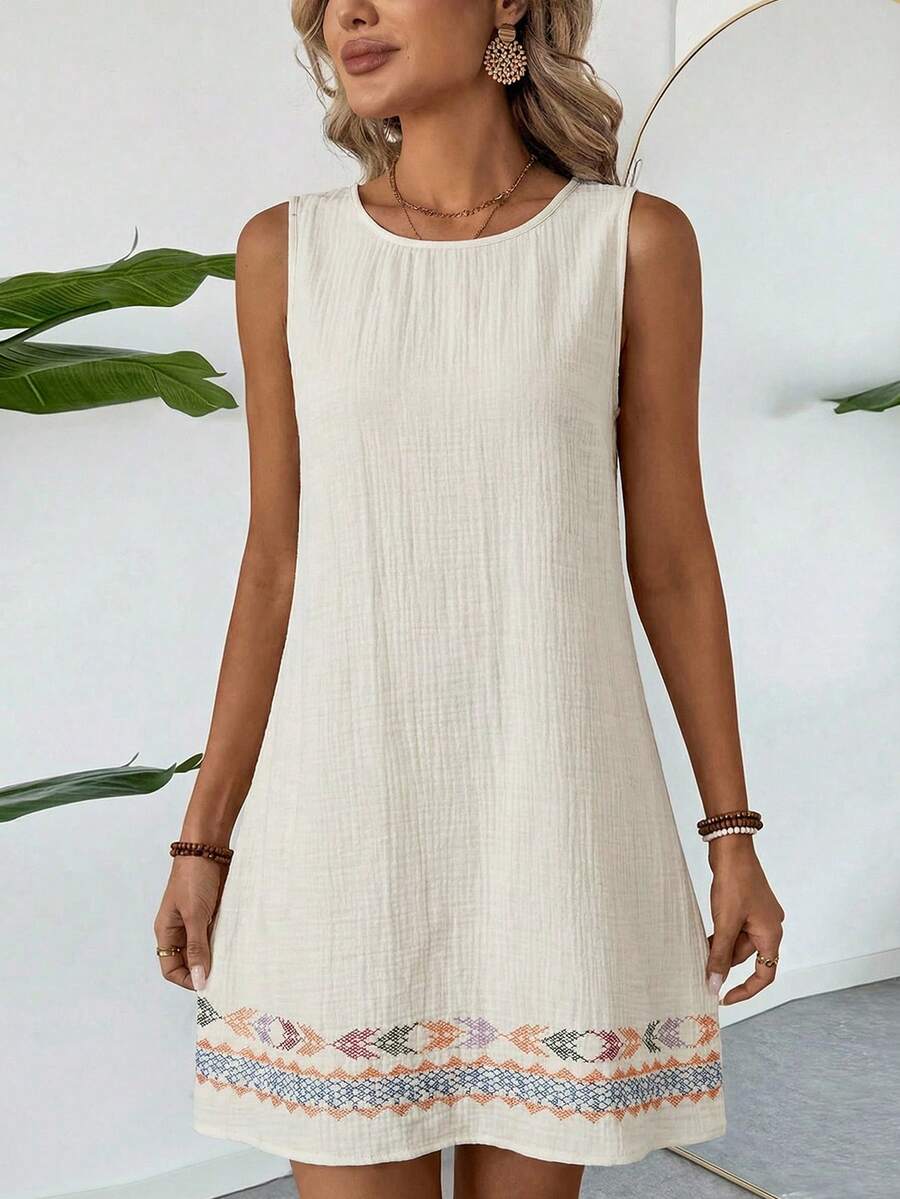 Vestido Serena Boho Natural