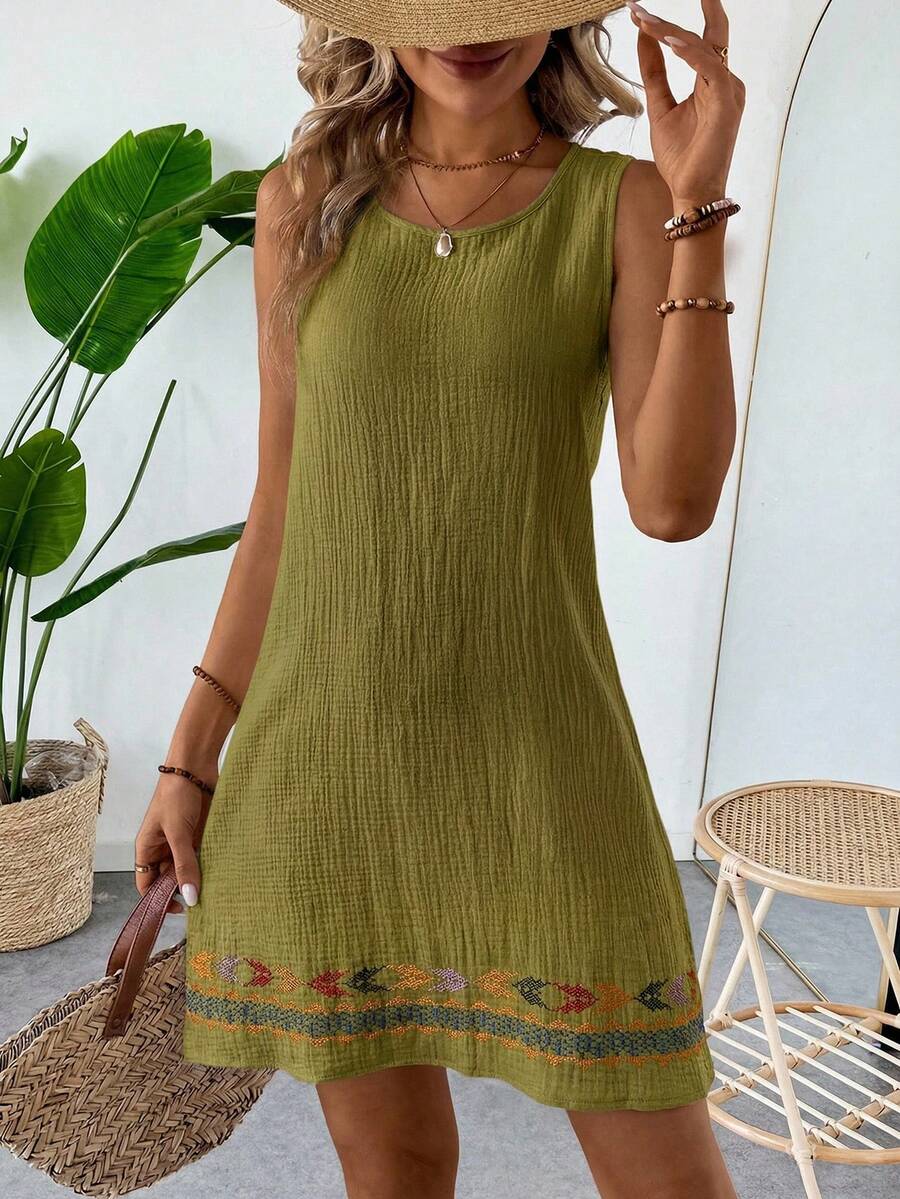 Vestido Serena Boho Natural