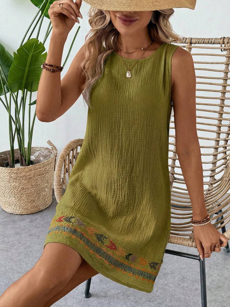 Vestido Serena Boho Natural
