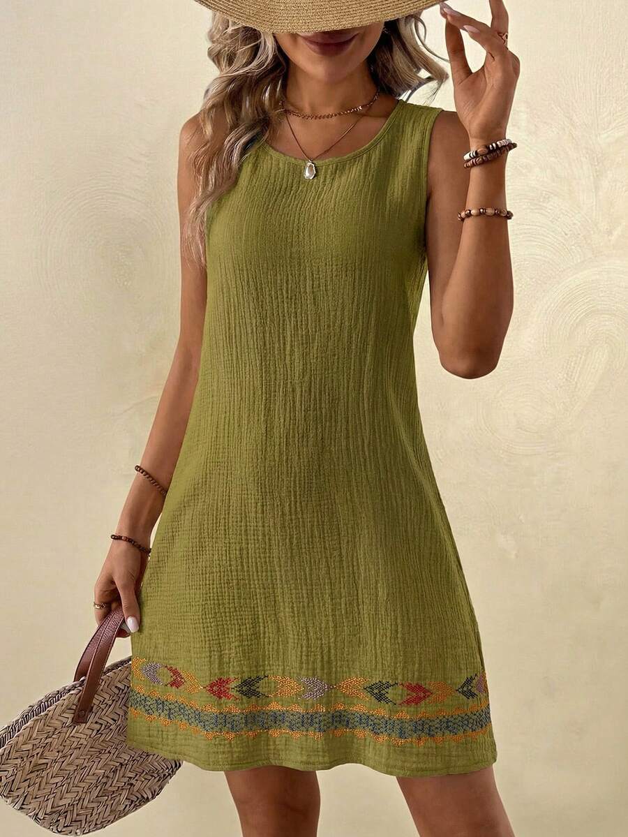 Vestido Serena Boho Natural