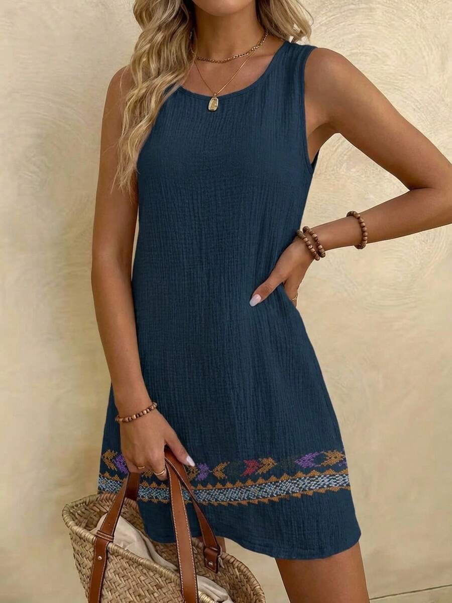 Vestido Serena Boho Natural