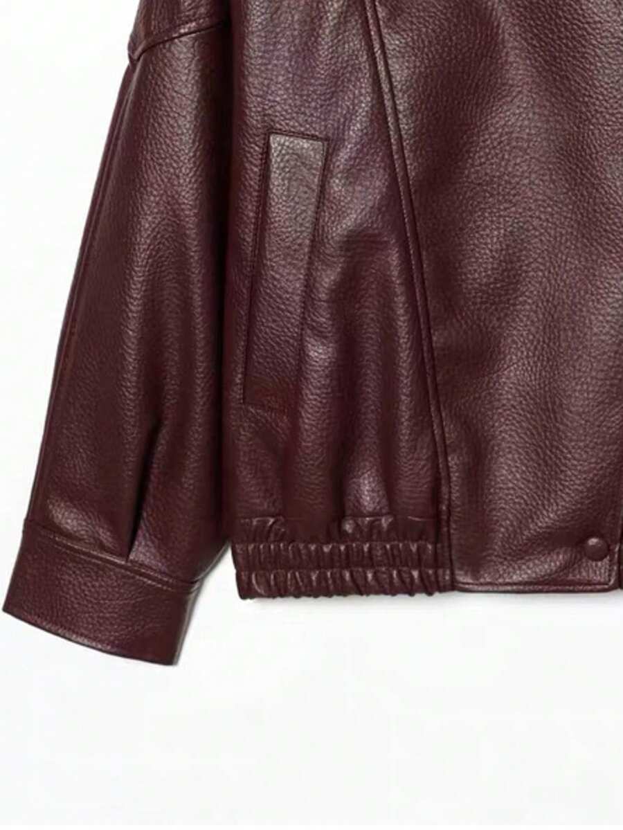 Jaqueta Valentina Leather Noir