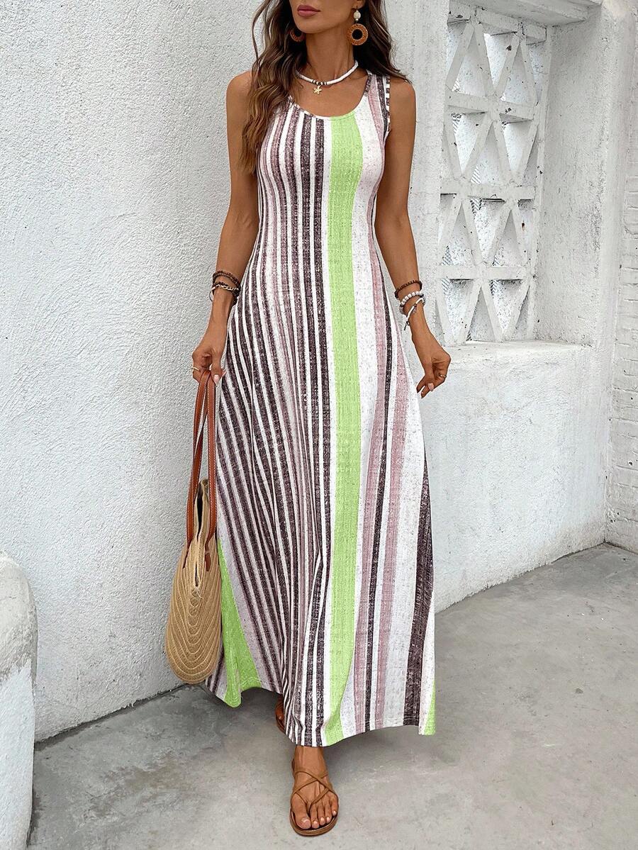 Vestido Helena Listrado Resort