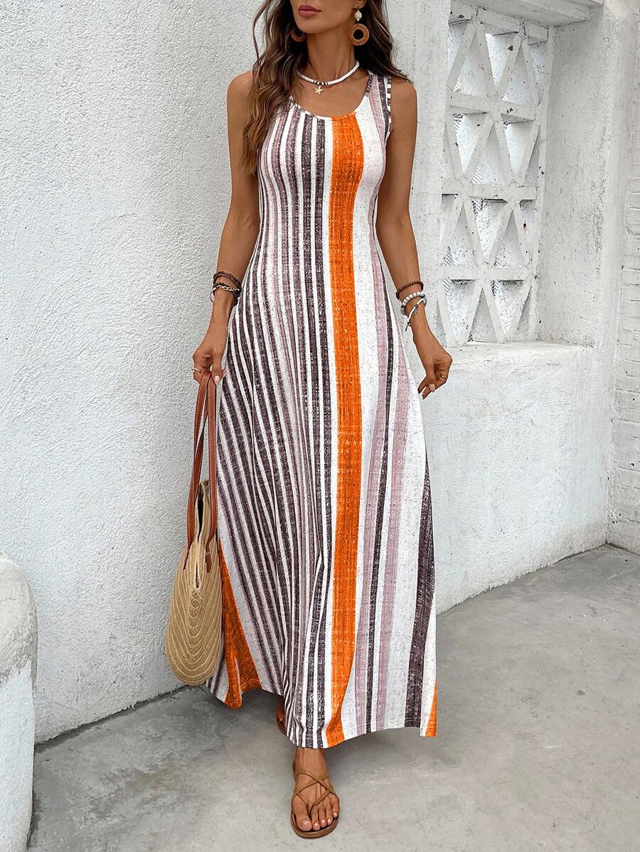 Vestido Helena Listrado Resort