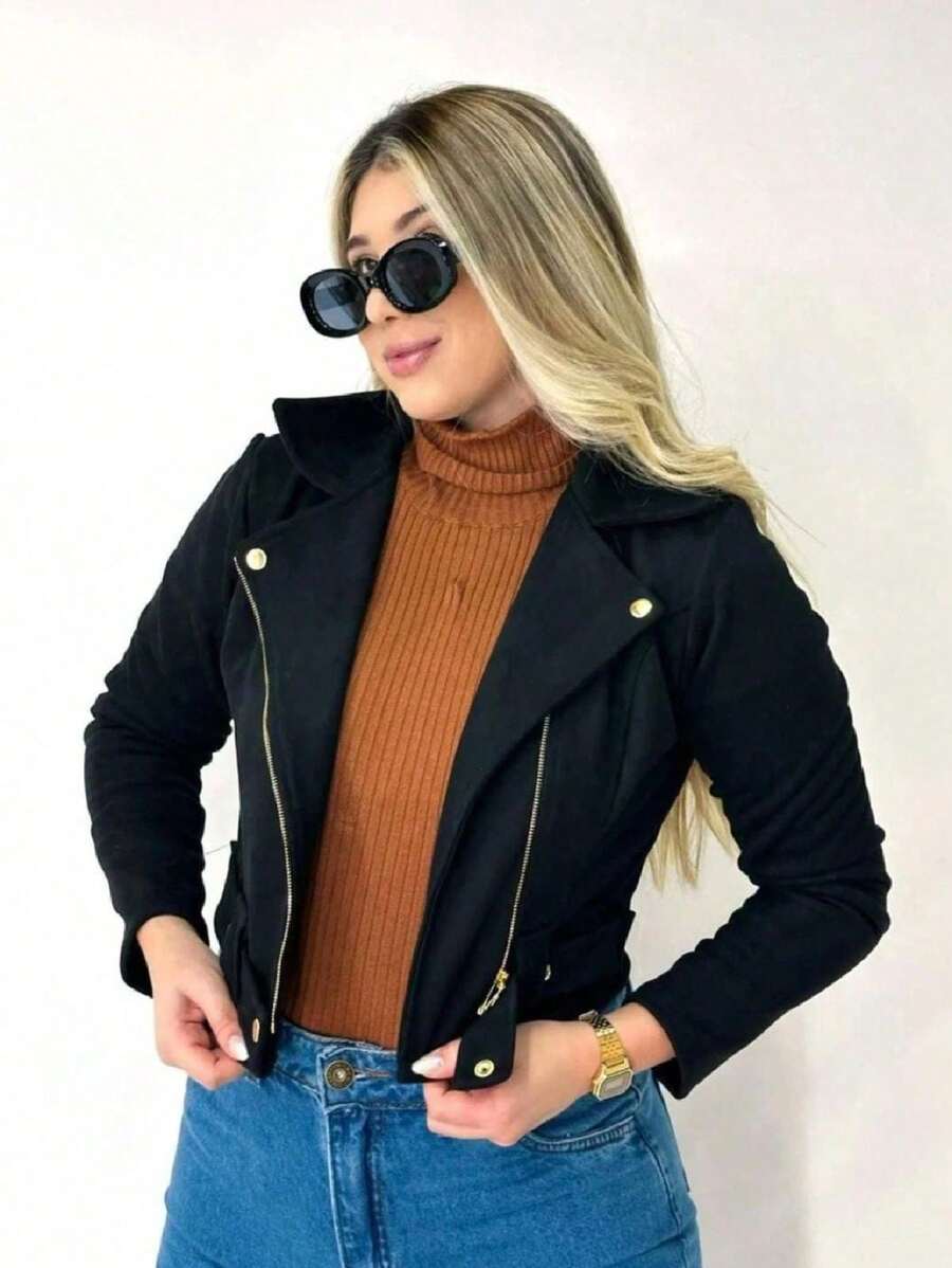 Jaqueta Martina Suede Elegance