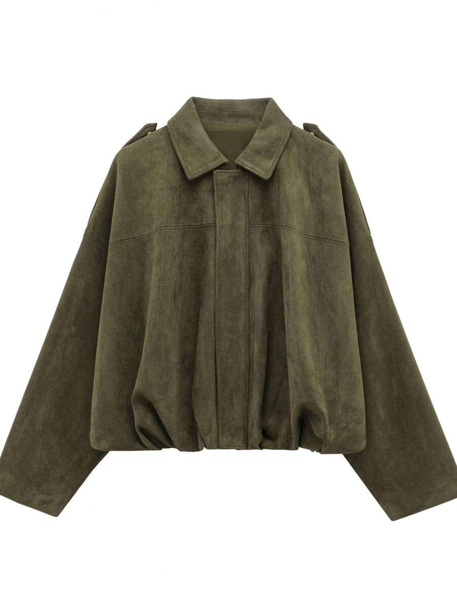 Jaqueta Valentina Suede Military