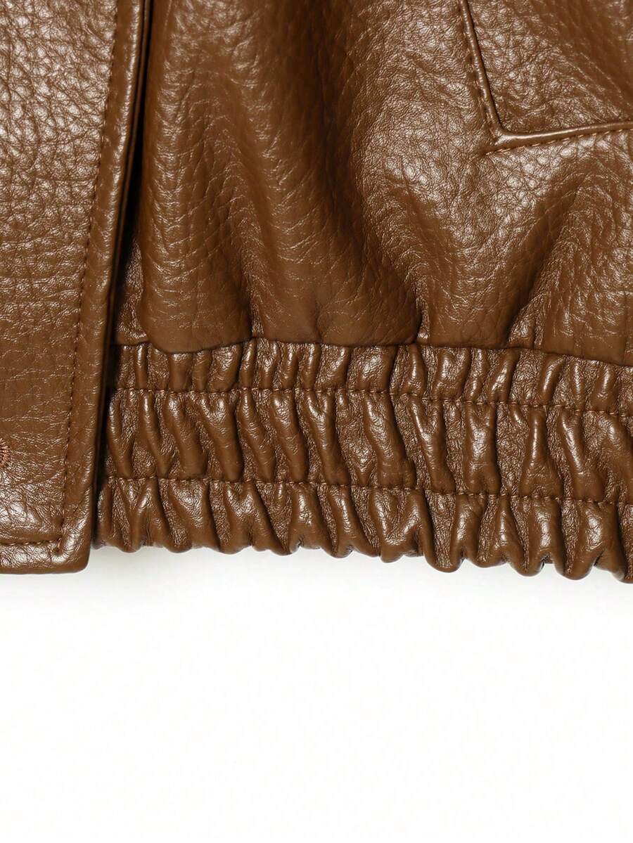 Jaqueta Valentina Leather Noir