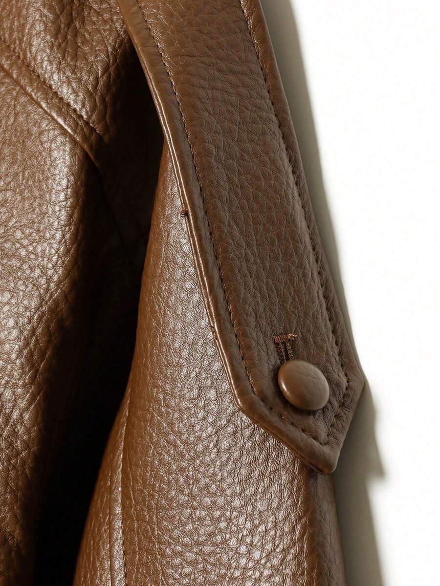 Jaqueta Valentina Leather Noir