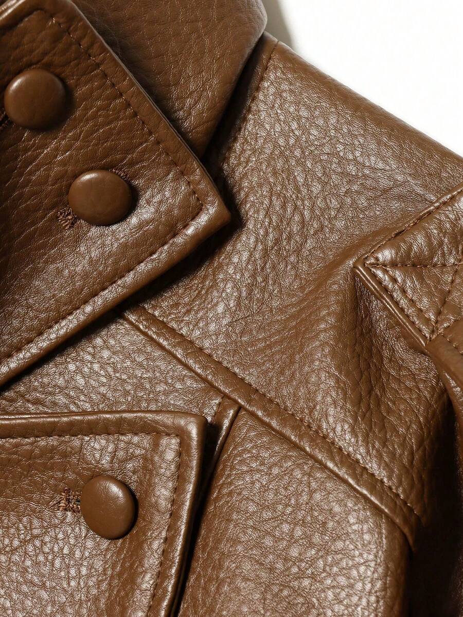 Jaqueta Valentina Leather Noir
