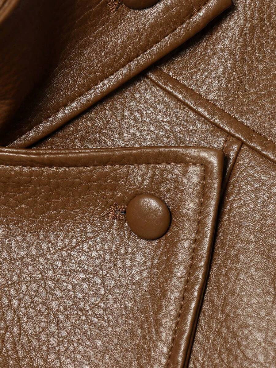 Jaqueta Valentina Leather Noir