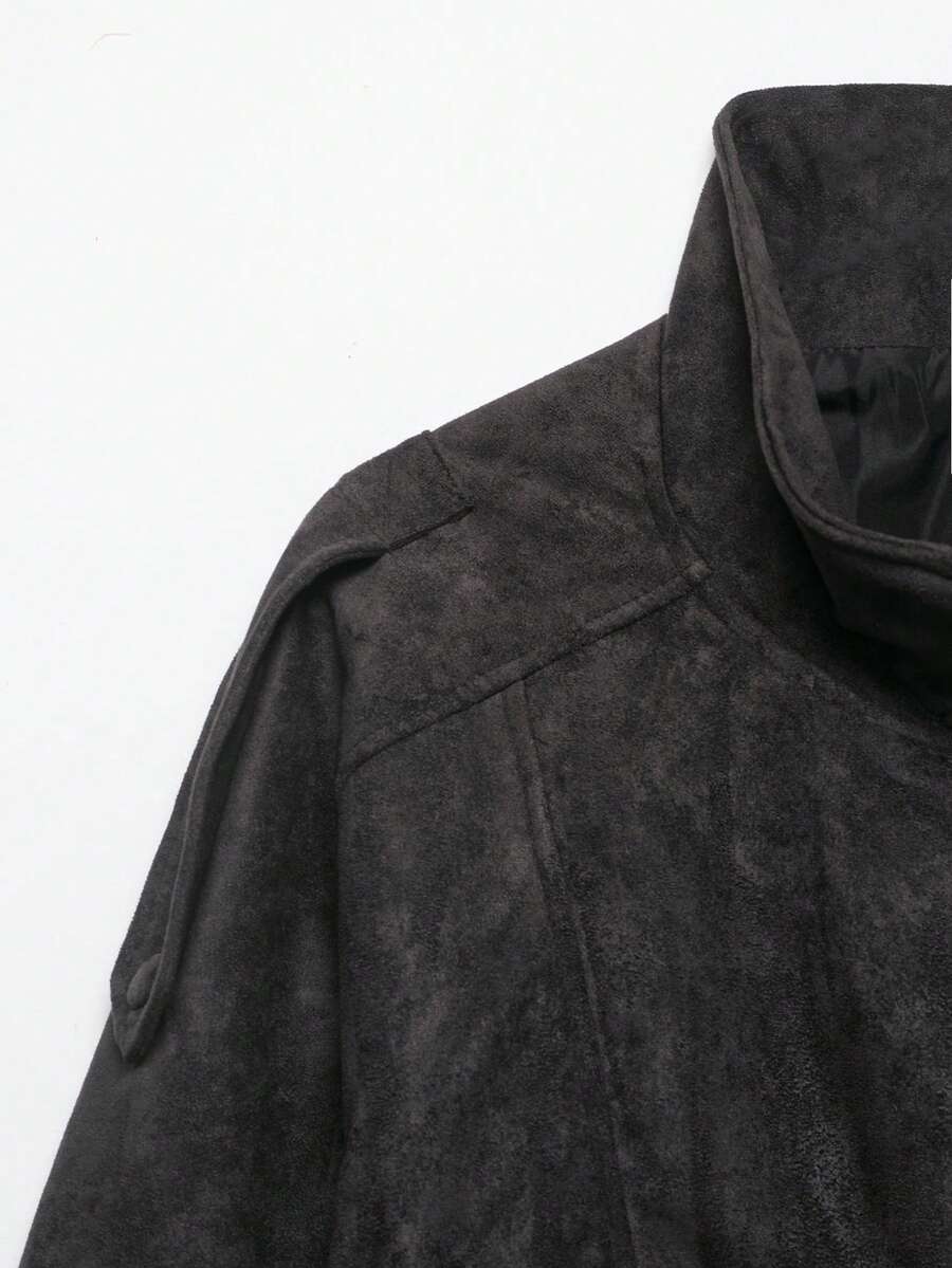 Jaqueta Valentina Leather Noir