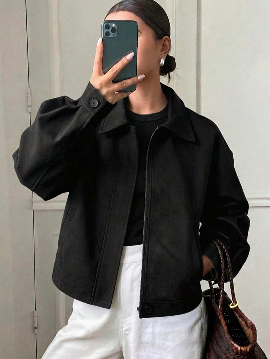 Jaqueta Aurora PU Oversized