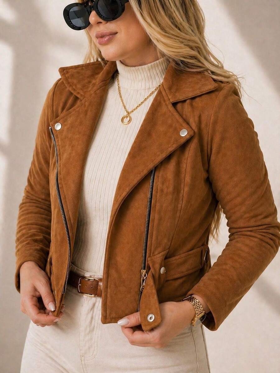 Jaqueta Martina Suede Elegance