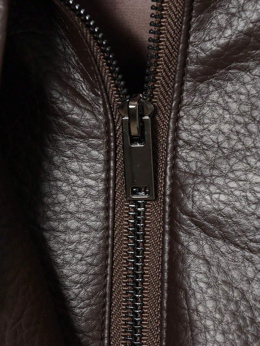 Jaqueta Valentina Leather Noir