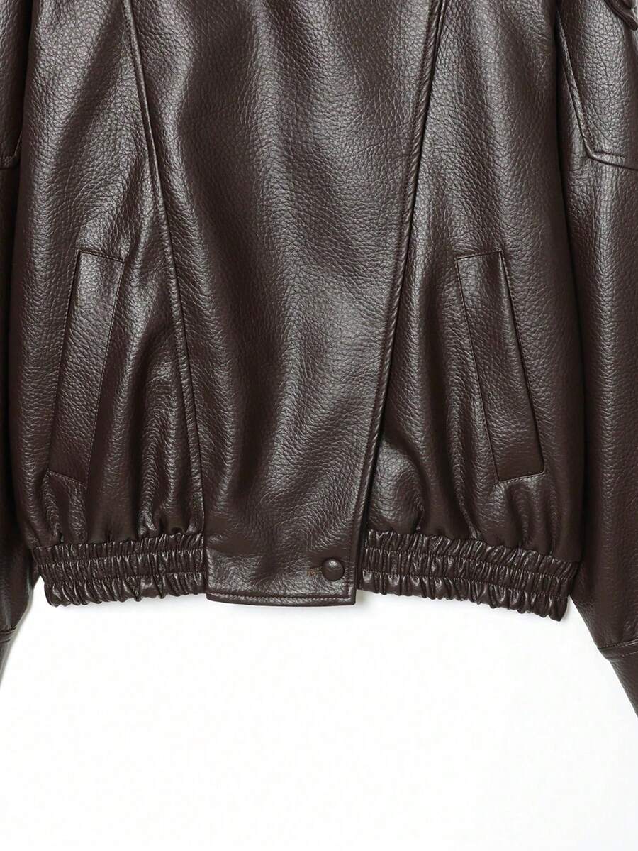 Jaqueta Valentina Leather Noir