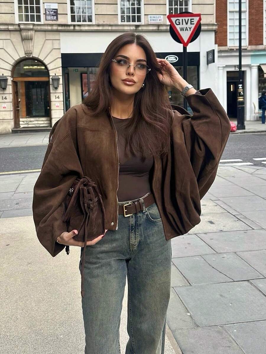 Jaqueta Luna Bomber Vintage