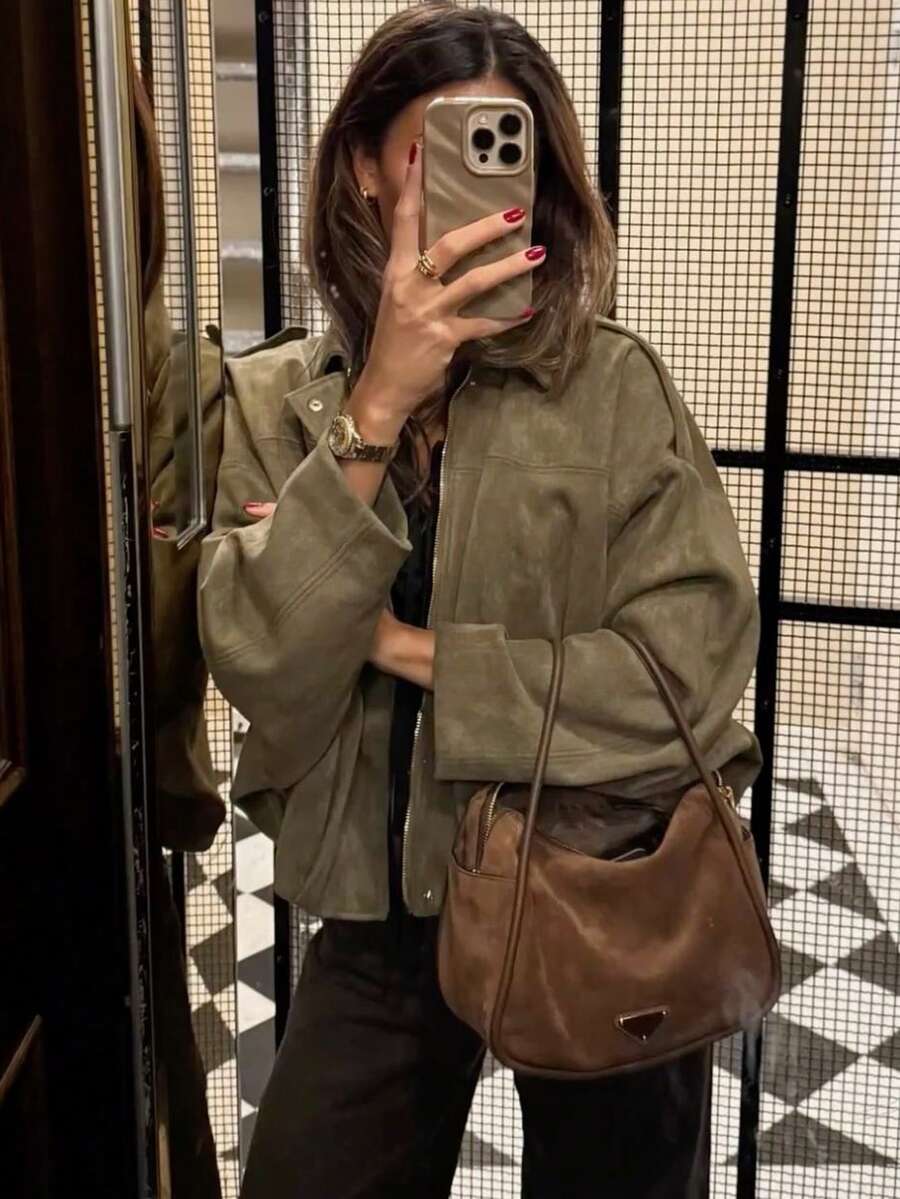 Jaqueta Luna Bomber Vintage