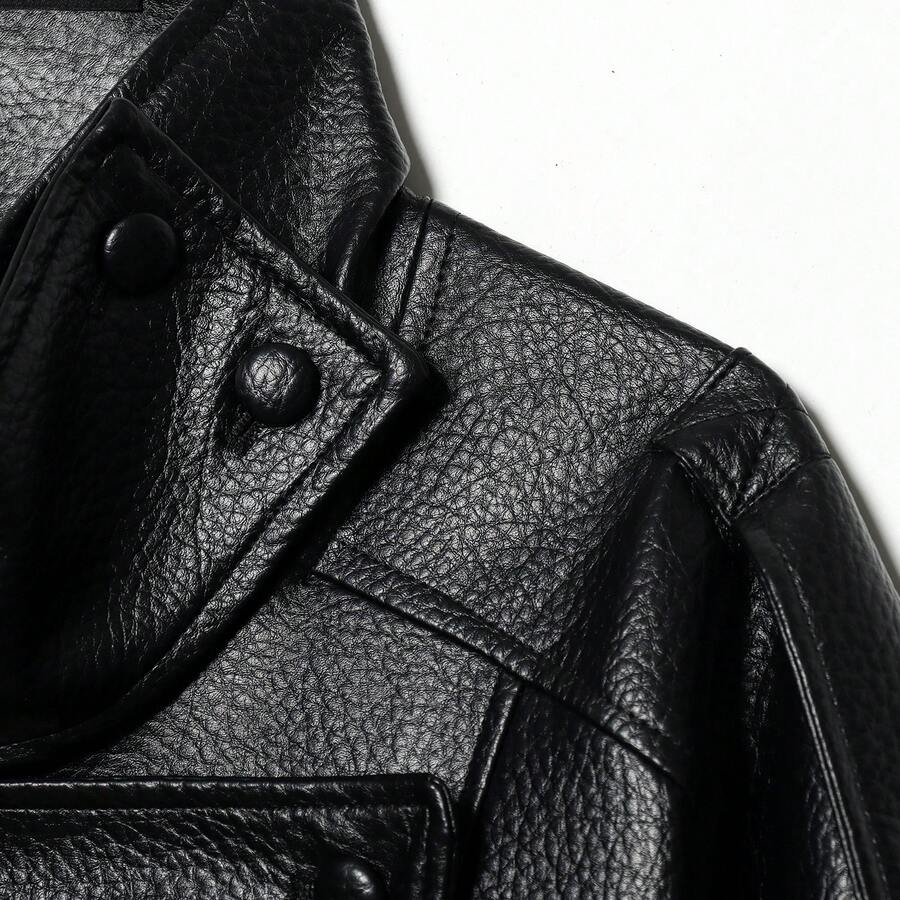 Jaqueta Camelia Leather Oversized