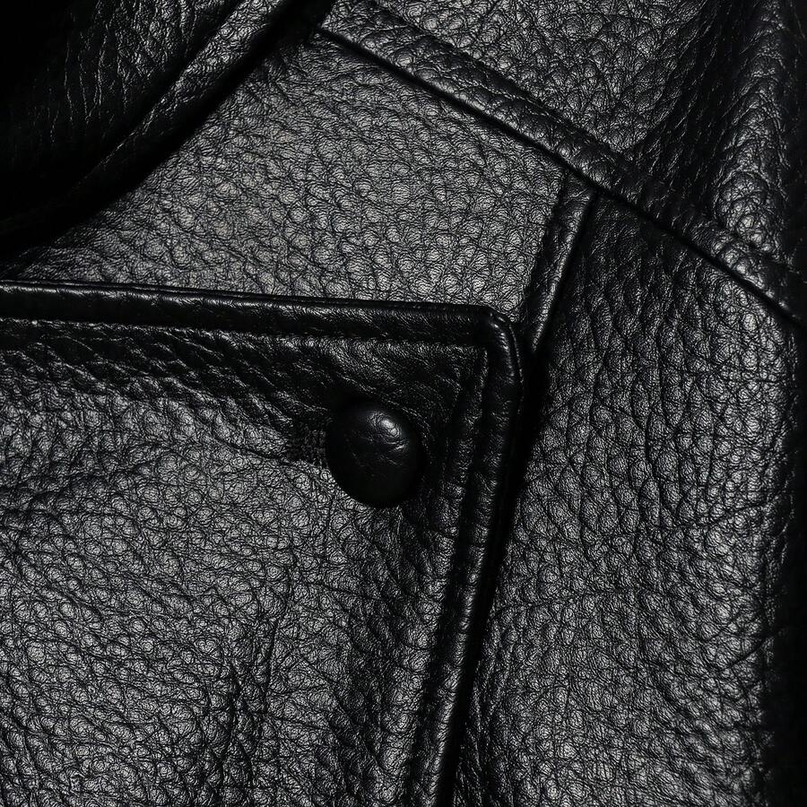 Jaqueta Camelia Leather Oversized