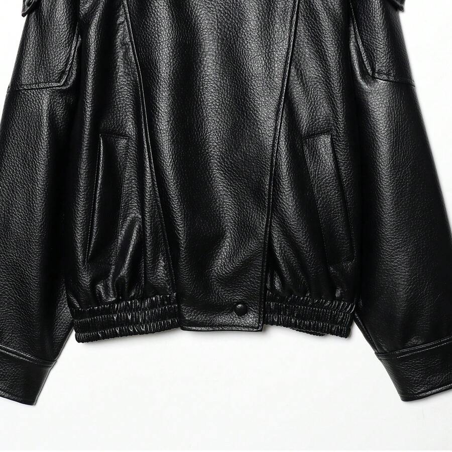 Jaqueta Camelia Leather Oversized