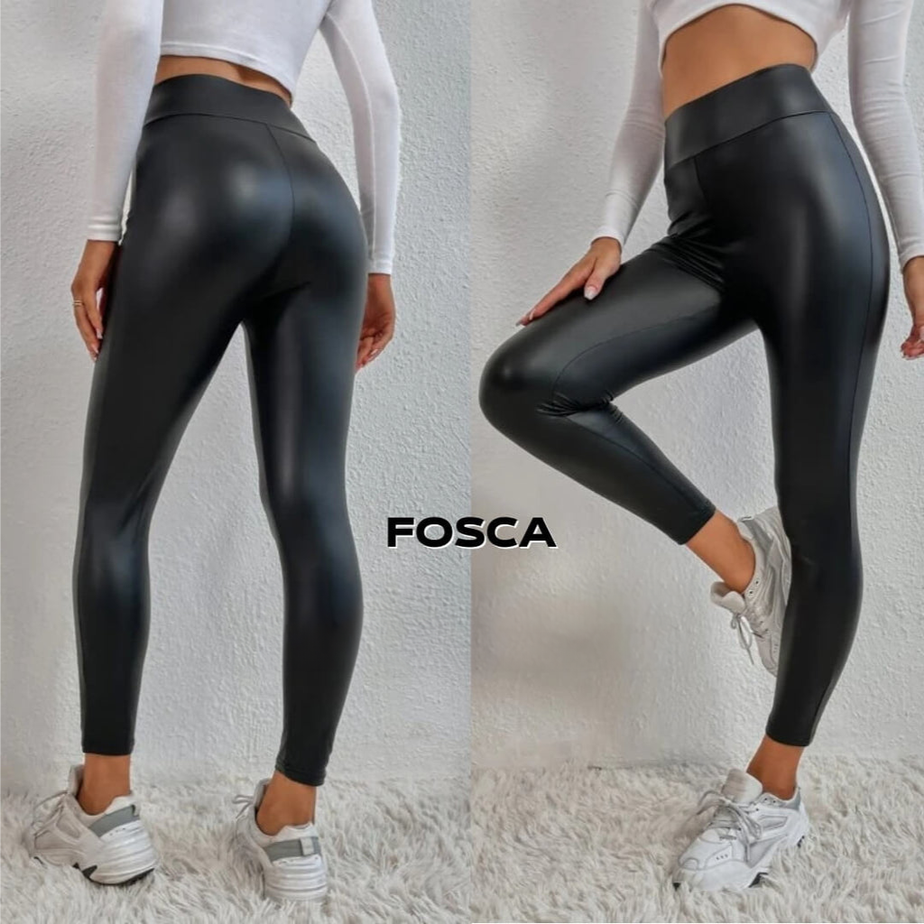 Calça de Couro Aveludada - LegHot™ [COMPRE 1 LEVE 2] + Brinde Necessaire