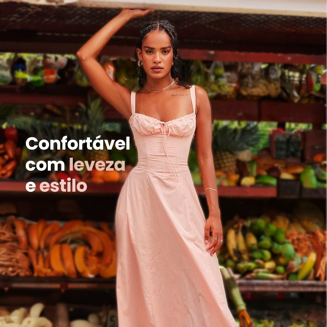 Vestido Corset Elegance + Brinde Exclusivo Grátis
