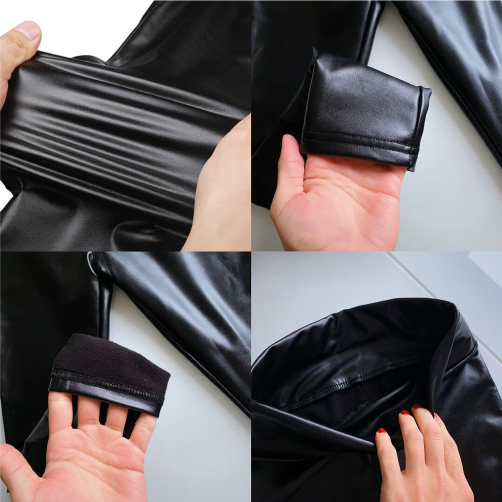 Calça de Couro Aveludada - LegHot™ [COMPRE 1 LEVE 2] + Brinde Necessaire
